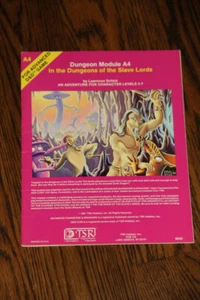 Dungeon Module A4 - In the Dungeons of the Slave Lords Adventure Module - Picture 1 of 12