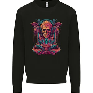 Skull Resurrection Kids Sweatshirt Jumper - Picture 1 of 3