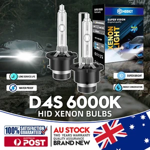 2x MODIGT HID D4S 6000K 35W Xenon Headlight Globes For Lexus IS C 250 2009-2015 - Picture 1 of 18