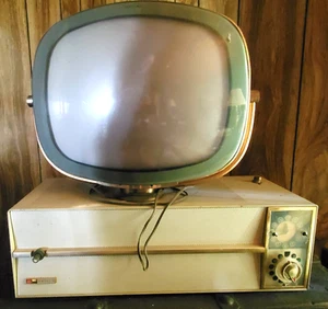 Vintage 1950s Space Age Philco Predicta Siesta Swivel TV as is READ - Bild 1 von 7