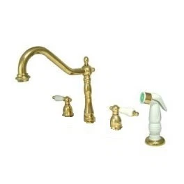 Elements Of Design EB1792PL New Orleans Double Handle Kitchen - Brass - Image 1 of 1