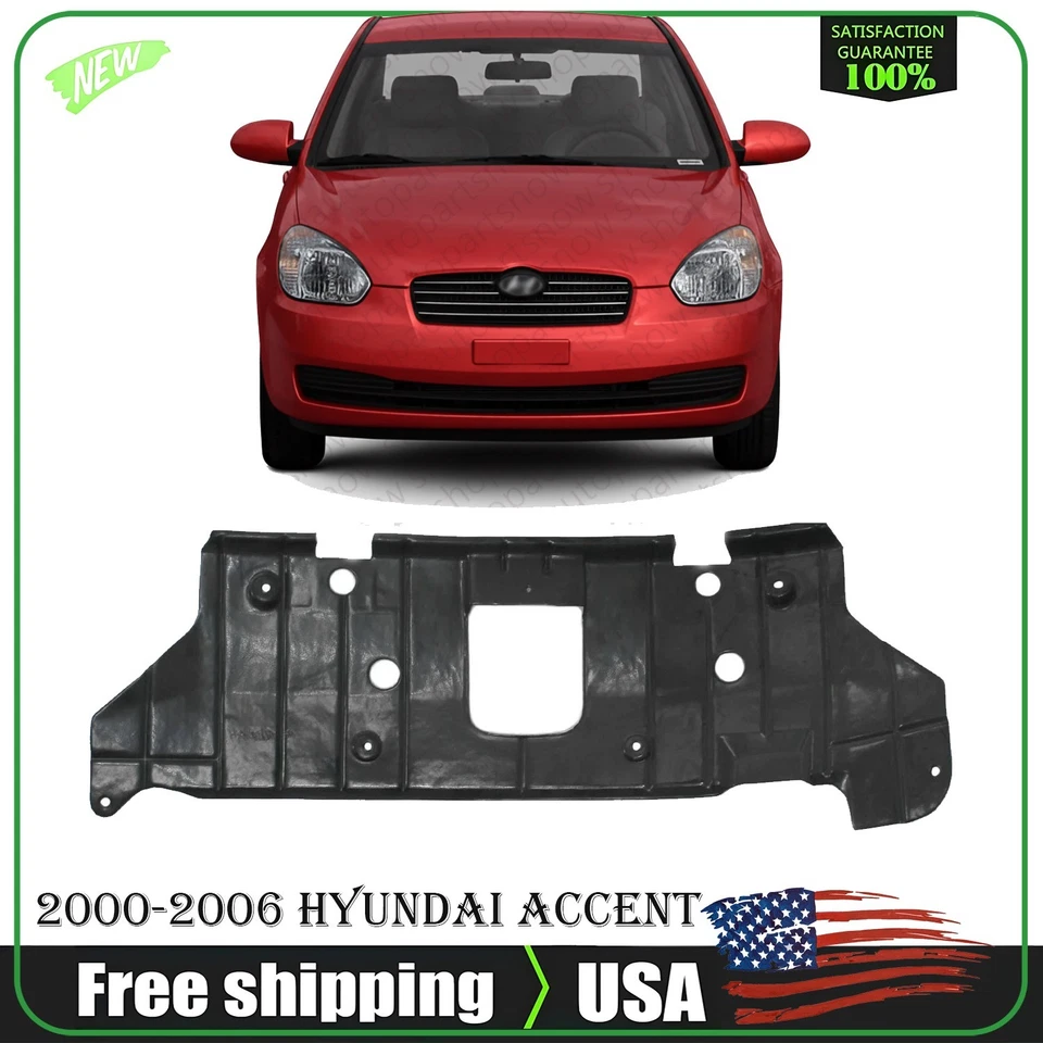 NEW Front Engine Splash Shield For 2000-2006 Hyundai Accent Foto 1 de 4