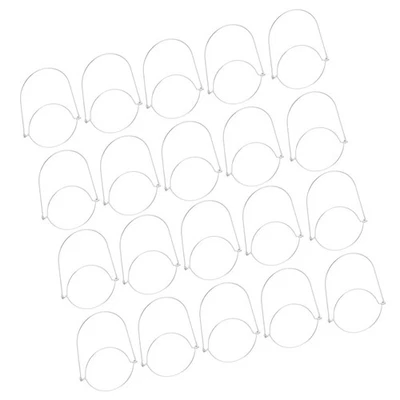 24 ganci in filo metallico per barattoli di - Manici in filo di acciaio - Immagine 1 di 4