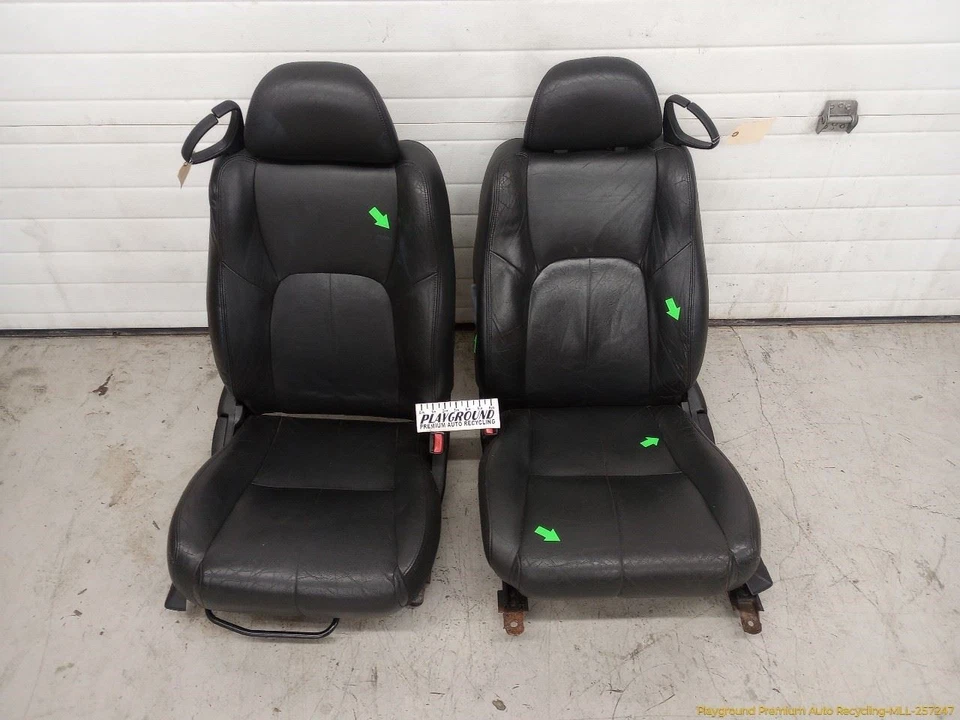 Mitsubishi Eclipse Spyder Convertible Pair Of Front Leather Seat Manual 01-05 Foto 1 de 4