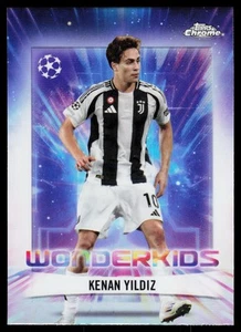 2024-25 Topps Chrome UEFA Club Competitions #WK-19 Kenan Yildiz Wonderkids - Bild 1 von 2