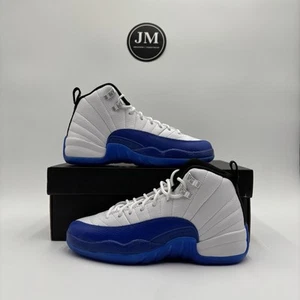 Nike Air Jordan 12 Retro Blueberry Blue White GS Size 4.5Y 153265-140 IN HAND - Picture 1 of 5