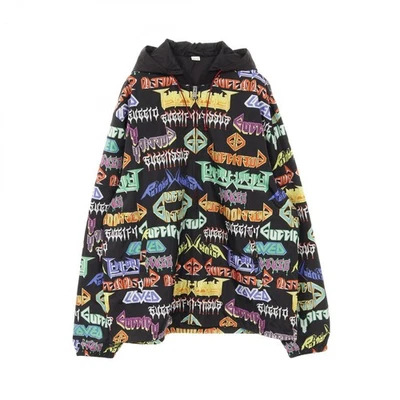 GUCCI Nylon Hoodie Jacket 546344 Nylon Black Multicolor Size 50 Used mens - Image 1 of 4