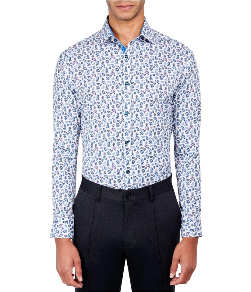 Society of Threads Patterened Dress Shirt Multicoloured 14"-14.5" Neck 32"-33" - Image 1 of 1