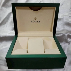 Genuine Rolex Watch Box 391373.08 Green Box Used Box AND Case Vintage - Picture 1 of 21