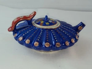 Chinese Teapot Blue Qing Dynasty Period Antique - Picture 1 of 12