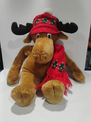 1986 Commonwealth Moostletoe's Christmas Dream Moose Plush Stuffed Animal - Image 1 of 4