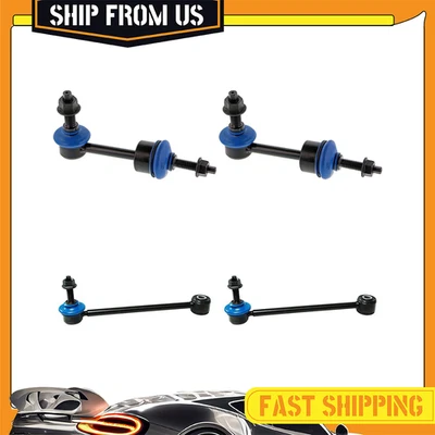 Mevotech 4 Front Rear Stabilizer Sway Bar End Links For Ram 2500 2019 2018 2017 - Image 1 of 4