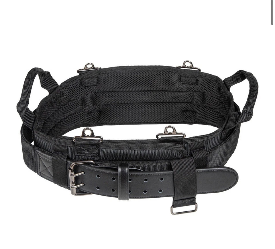 Cinturón de herramientas acolchado Klein Tools - tamaño grande - soporte de cintura de 35 a 39 pulgadas Foto 1 de 1