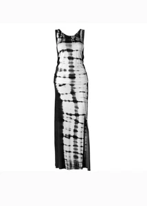 Venus Maxi Size M Black White Tie Dye bohemian hippie super soft dress - Picture 1 of 4