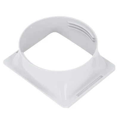 Air Conditioner Exhaust Hose Coupler Thread Design ABS Square To Round New - Изображение 1 из 4