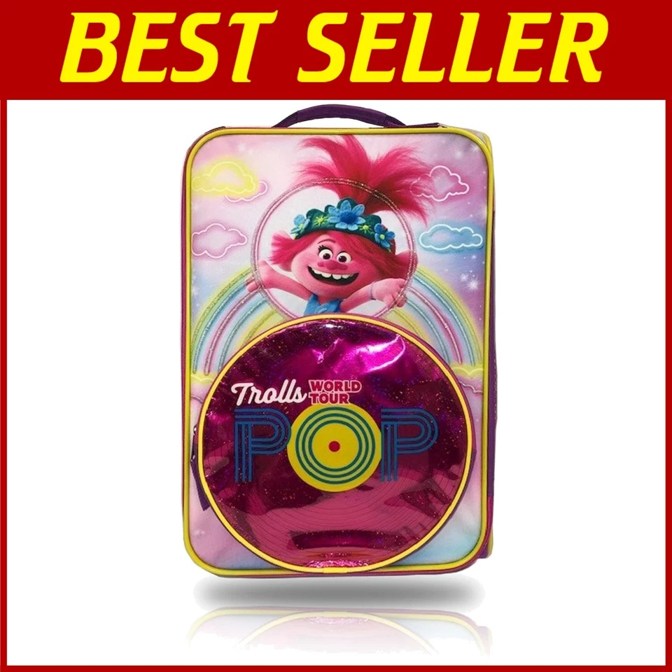 Equipaje con ruedas de lado blando Trolls Pop de viaje con estilo Foto 1 de 4
