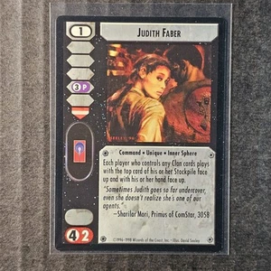 Judith Faber, 1996-1998 BattleTech CCG Crusade Set - Picture 1 of 2