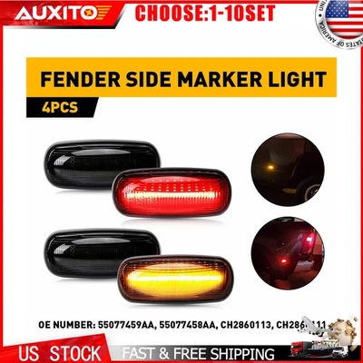 Боковые габаритные огни на крыло подходят для 03–09 Dodge Ram 2500/3500 с двойным углом кузова 4–20X - Изображение 1 из 4