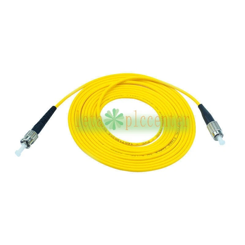 2pcs 15M FC to ST SM Simplex 9/125 3.0mm Fiber Optic Patch Cord Jumper Cable NEW - Image 1 of 1