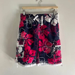 Petroleum Global Threads Herren Surfwear Shorts Small Floral Top Zustand - Bild 1 von 8