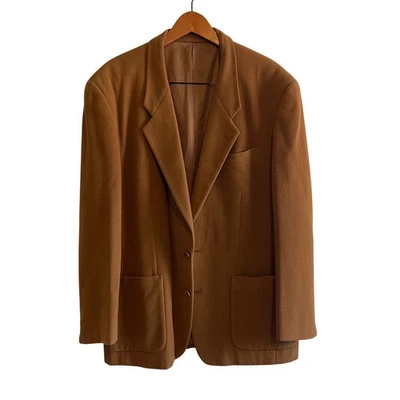 Vintage KENZO Paris Men's Brown Wool Blend Blazer Size 44R Made in Japan - Image 1 of 4