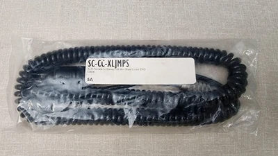 Sescom SC-CC-XLJMPS 3-Pin XLR Female to 3.5mm TRS Balanced Male 6Ft Coiled Cable - Image 1 of 4
