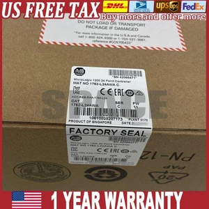 AB 1762-L24AWA MicroLogix 1200 24 Pt Controller PLC 1762L24AWA New US Free Tax - Picture 1 of 2