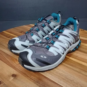 Salomon XA Pro 3D Ultra 2 GTX Zapatos Impermeables Trail Running Gris Mujer Talla 7 - Imagen 1 de 16
