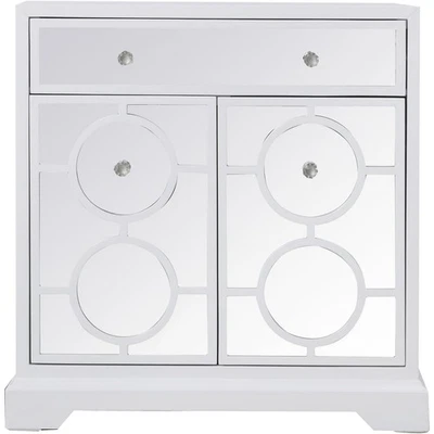 Современный белый шкаф Elegant Lighting MF81002WH - Изображение 1 из 4