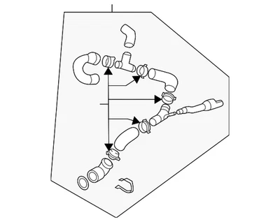 Manguera superior original Audi 8E0-121-070-B Foto 1 de 3