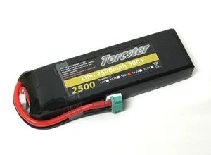 Torcster LiPo 2500mAh 4s 14,8V 30C+ Akku Batterie Modellbau Flugzeug NEU&OVP - Picture 1 of 1