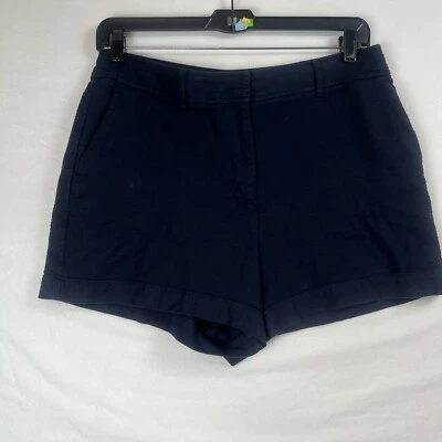 Boden Shorts Womens Size 12 Chino Blue Pockets Cuffed Casual Cotton 4" Inseam - Image 1 of 4
