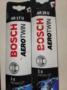 Bosch AeroTwin Wiper Blades AR17U AR26U - Picture 1 of 2