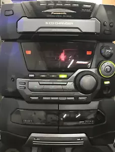 Panasonic SA-AK25 5 CD Changer Dual Tape Stereo System Cd Player Doesn’t Work - Picture 1 of 6
