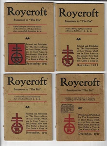 Roycroft Pocket MagazineSuccessor to The Fra Periodical 4 Issues from 1917 - Imagen 1 de 2