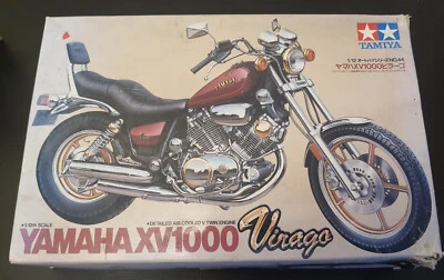 Tamiya Modellbausatz Motorrad Yamaha XV1000 Virago 1:12 ungebaut - Bild 1 von 4