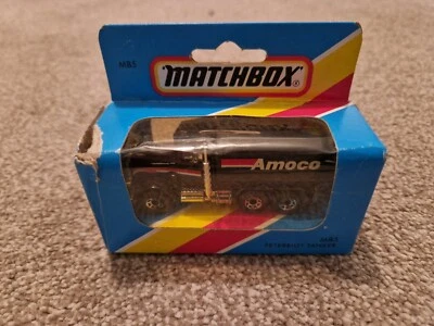 VINTAGE MATCHBOX MB5 PETERBILT TANKER BLACK MINT / NEAR MINT IN ORIGINAL BOX - Image 1 of 4