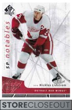 2006-07 Sp Authentic #142 Nicklas Lidstrom Notables /999 Detroit Red Wings