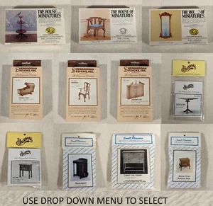 NOS Shenandoah Designs Houseworks Miniatura Casa delle Bambole Chippendale Mobili Kit - Foto 1 di 48