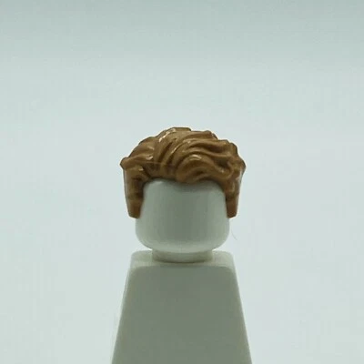 Lego Minifigura Cabello Profesor Gilderoy Lockhart Barrido Izquierdo Deshacido Foto 1 de 2