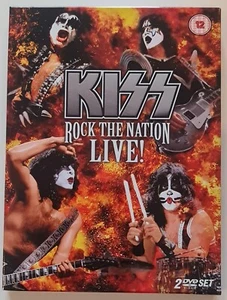 KISS. Rock the nation live! Box 2 DVDs und Booklet 12 Seiten. Sehr guter Zustand. - Bild 1 von 5