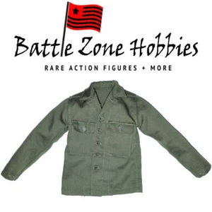 DID 1/6 SCALE WWII AMERICAN UNIFORM SHIRT (GREEN) PVT JACKSON 2nd RANGERS A80144 - Picture 1 of 1