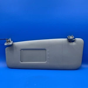 04-10 BMW 525i 528i 530i Driver Left Sun Visor w/ Lighted Mirror OEM Gray - Picture 1 of 9