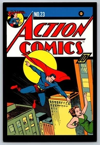 Golden Age Action Comics 23 Joe Shuster Art Postcard Superman First Lex Luthor - Picture 1 of 3