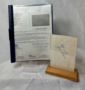 JACKIE ROBINSON Autograph With JSA Letter Of Authenticity SpenceLOA BB37996 - Picture 1 of 13