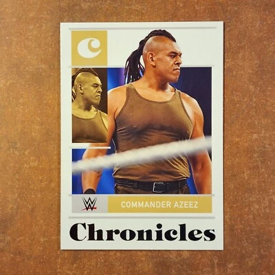 2-12-30 PWE. 2022 wwe chronicles #10 commander azeez - Image 1 of 2