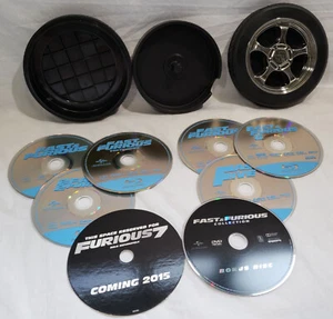 Fast and Furious 6 Movie Collection Tire Case Blu-ray 2015 7-Disc Set bluray - Picture 1 of 6