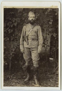 Cabinet 1900 ou 1905. Phu Lang Thoung (Viêt-Nam). Coloniale ? Soldat ou garde. - Picture 1 of 2