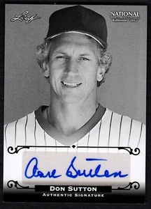 Don Sutton 2012 Leaf NSCC Baltimore handsignierte signed Karte #5/5 RAR!  - Bild 1 von 2