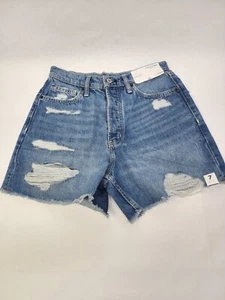Arizona Women's Juniors Denim Hi Rise Short Size 7 - Picture 1 of 9